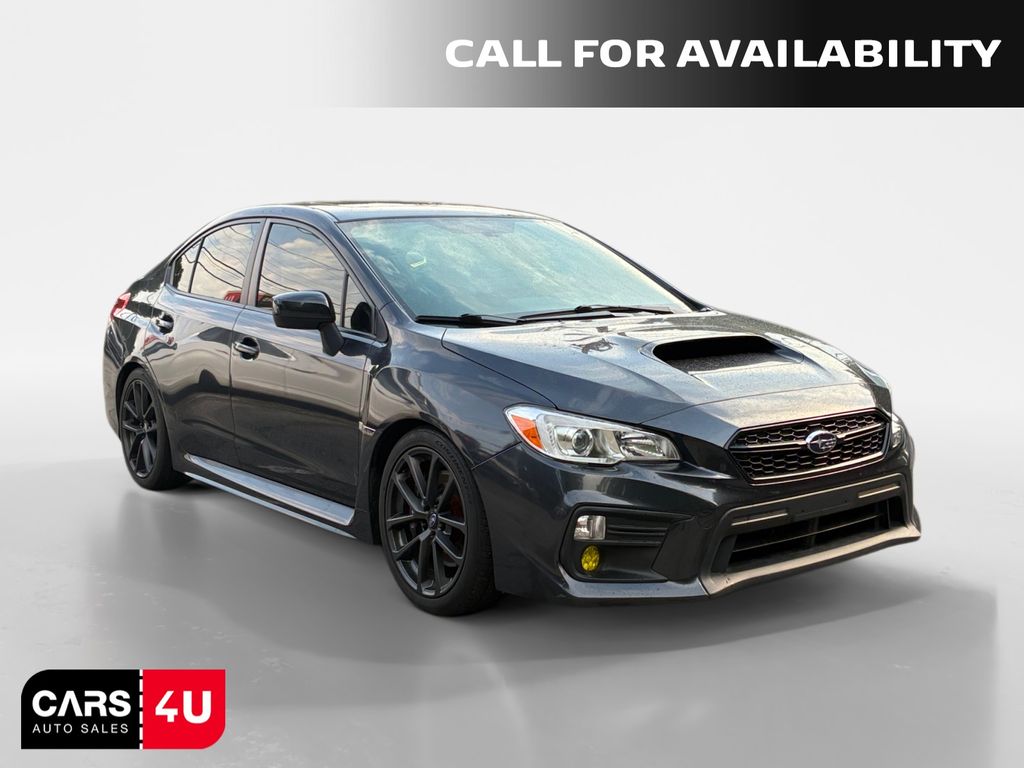Dark Gray Metallic 2019 Subaru WRX Sedan All-Wheel Drive 6-Speed Manual