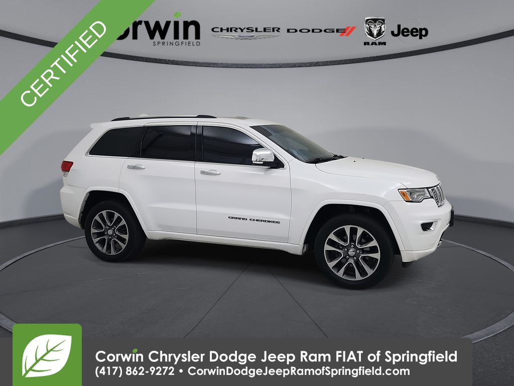 Bright White Clearcoat 2017 Jeep Grand Cherokee Overland 4WD SUV / Crossover Four-Wheel Drive 8-Speed Automatic