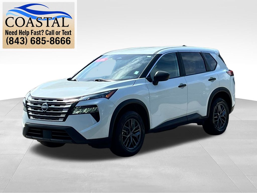 2024 Nissan Rogue S White at Coastal Chevrolet Cadillac