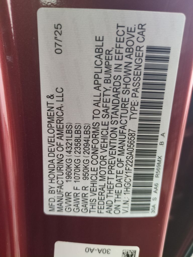 New 2025 Honda Accord For Sale in Fort Wayne, IN