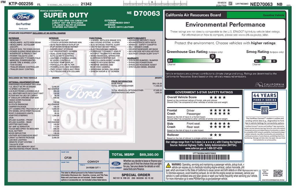 Certified Used 2022 Gray Ford Lariat image 4