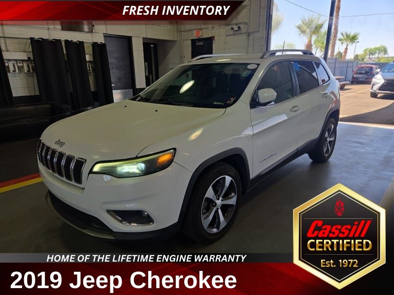 Bright White Clearcoat 2019 Jeep Cherokee SUV / Crossover Front-Wheel Drive 9-Speed Automatic