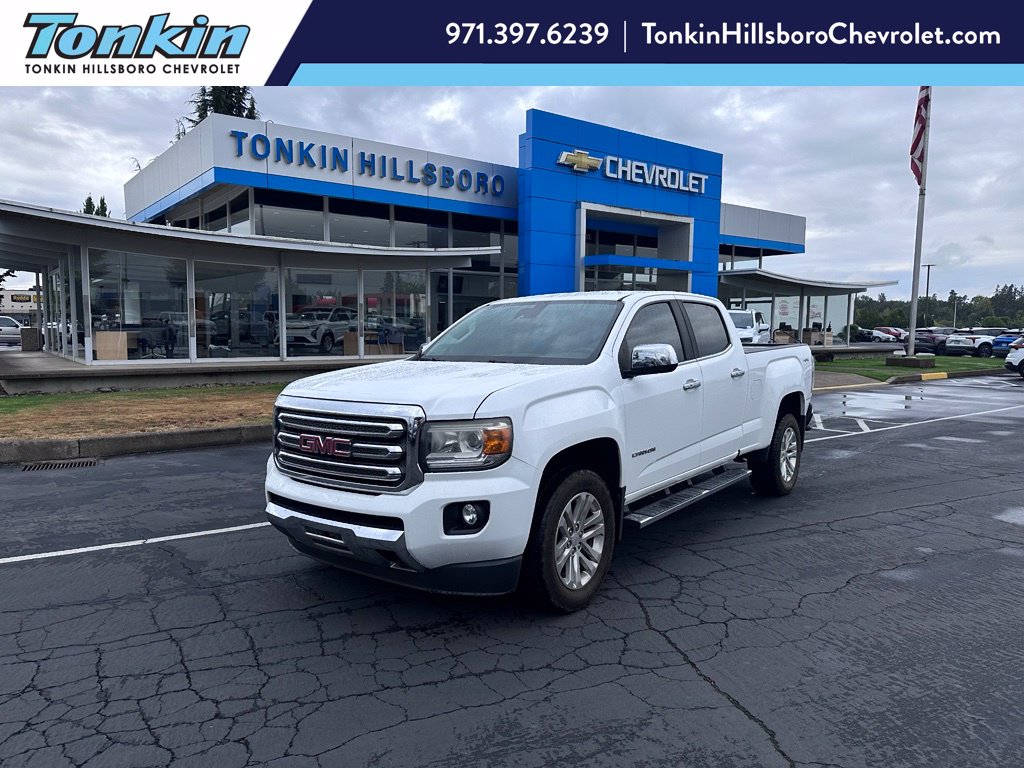 Summit White 2017 GMC Canyon Pickup Truck Four-Wheel Drive 8-Speed Automatic