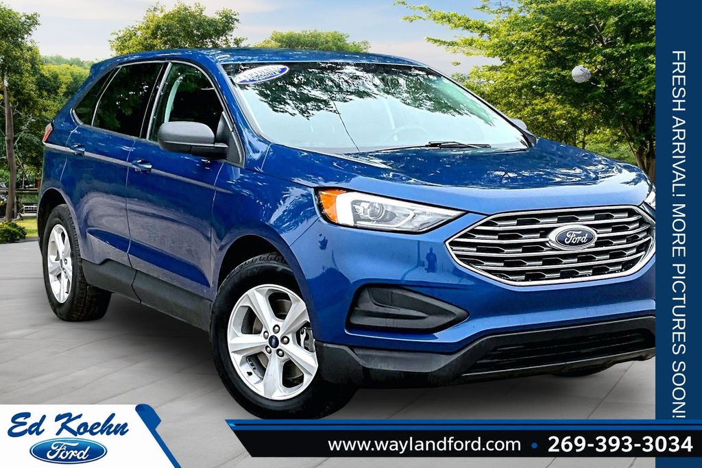 Blue Metallic 2020 Ford Edge SUV / Crossover All-Wheel Drive 8-Speed Automatic