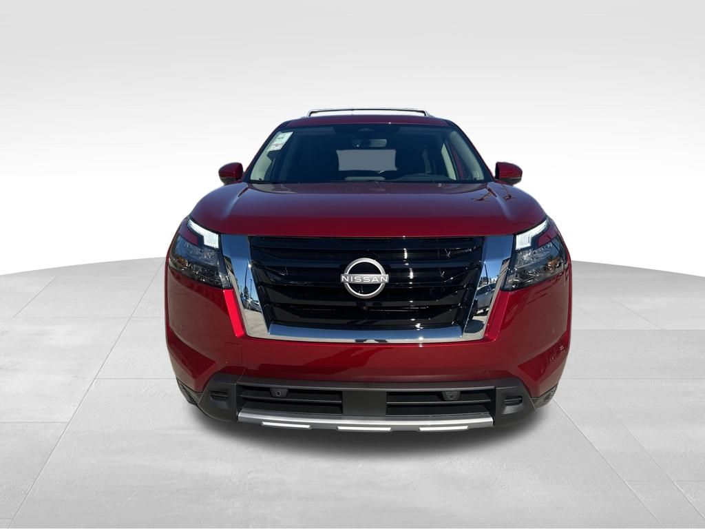 2025 Scarlet Ember Tintcoat Nissan Pathfinder SL FWD SUV