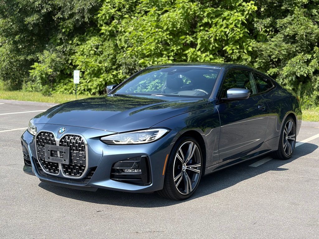 Arctic Race Blue Metallic 2021 BMW 4 Series Coupe All-Wheel Drive 8-Speed Automatic