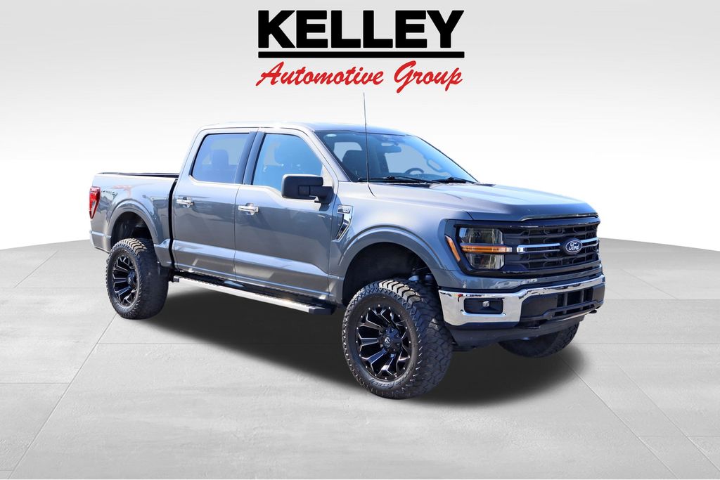 Gray 2025 Ford F-150 Pickup Truck Four-Wheel Drive Automatic