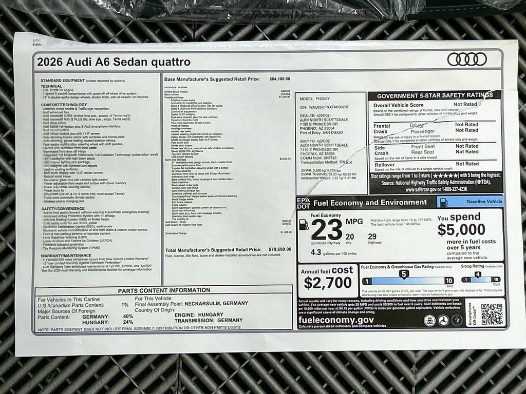 Thumbnail: 2026 Audi A6 - 9