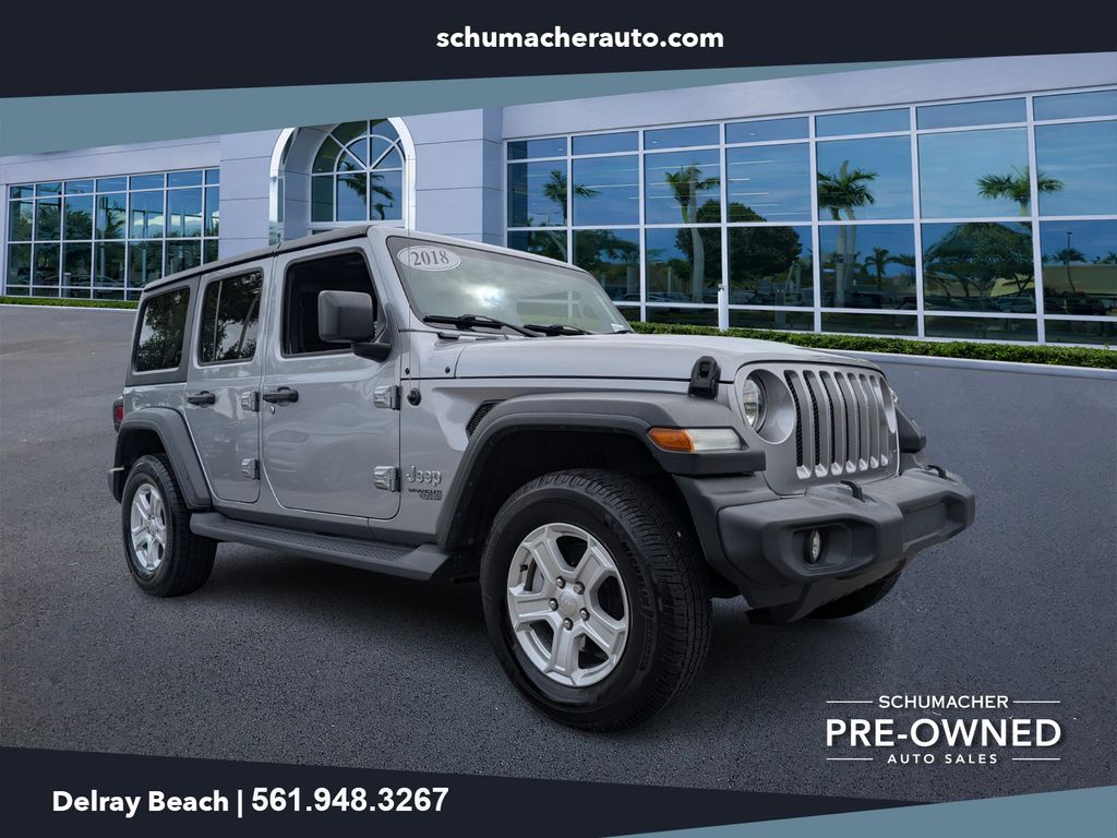 used 2018 Jeep Wrangler car, priced at $19,998