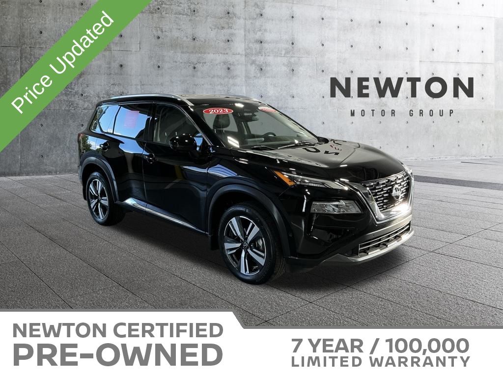 Super Black 2023 Nissan Rogue SUV / Crossover Front-Wheel Drive Continuously Variable Transmission