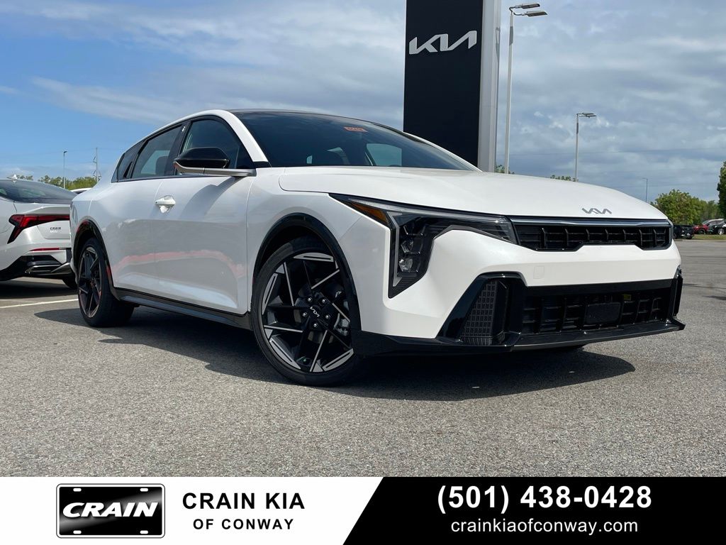 White Pearl 2026 Kia K4 GT-Line FWD Sedan Front-Wheel Drive Continuously Variable Transmission