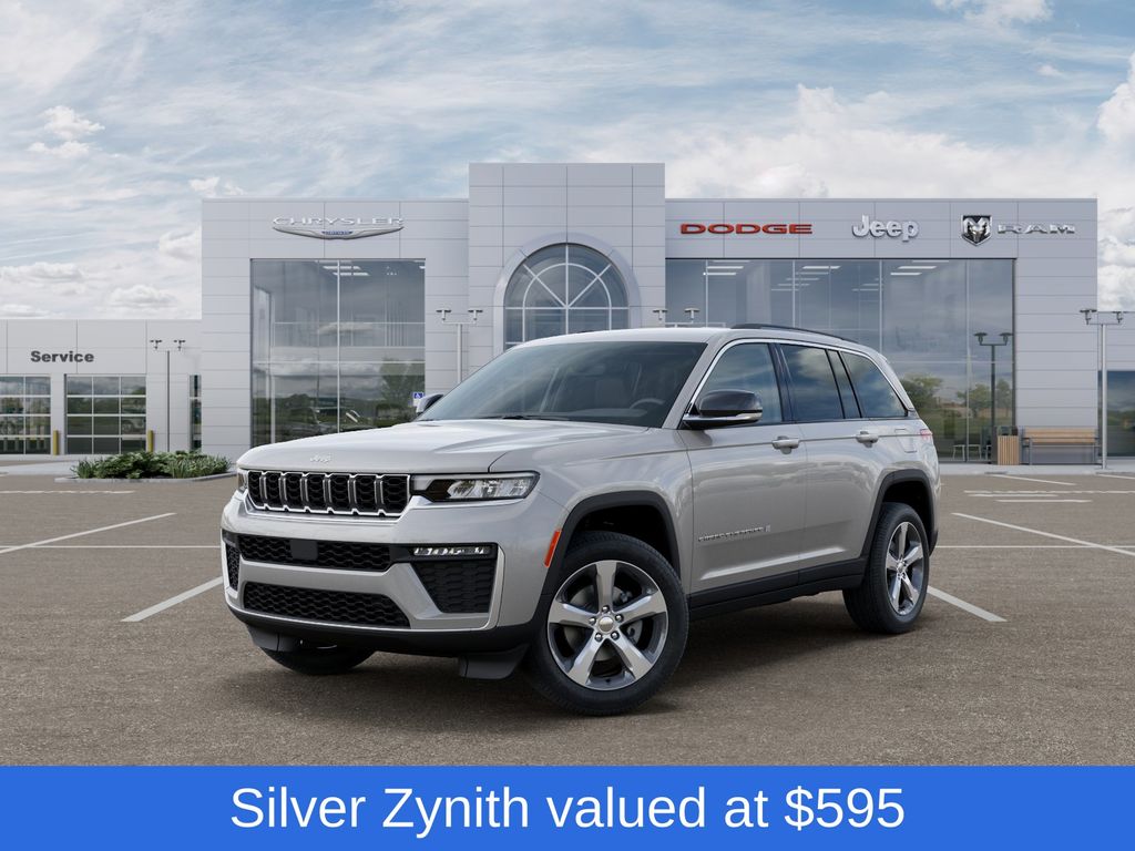 Silver 2026 Jeep Grand Cherokee SUV / Crossover Four-Wheel Drive 8-Speed Automatic