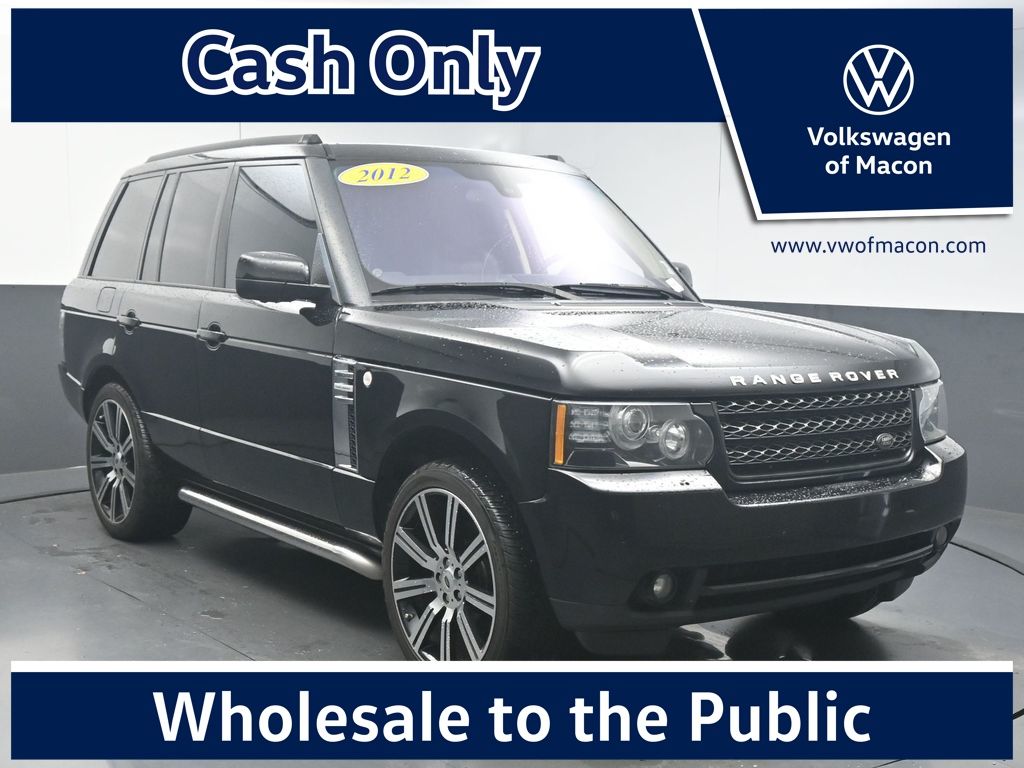 Black 2012 Land Rover Range Rover SUV / Crossover Four-Wheel Drive 6-Speed Automatic