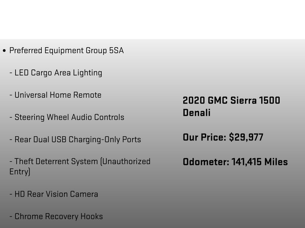 2020 GMC Sierra 1500 Denali Black at Auto Express Mitsubishi