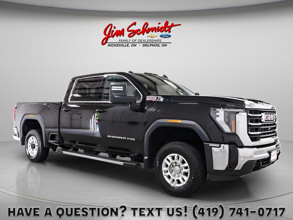 Onyx Black 2025 GMC Sierra 2500HD Pickup Truck Four-Wheel Drive Automatic