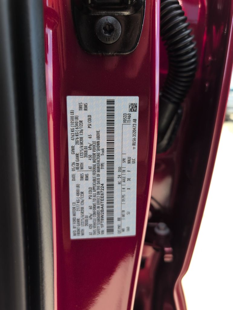 New 2026 Red Ford Lariat image 36