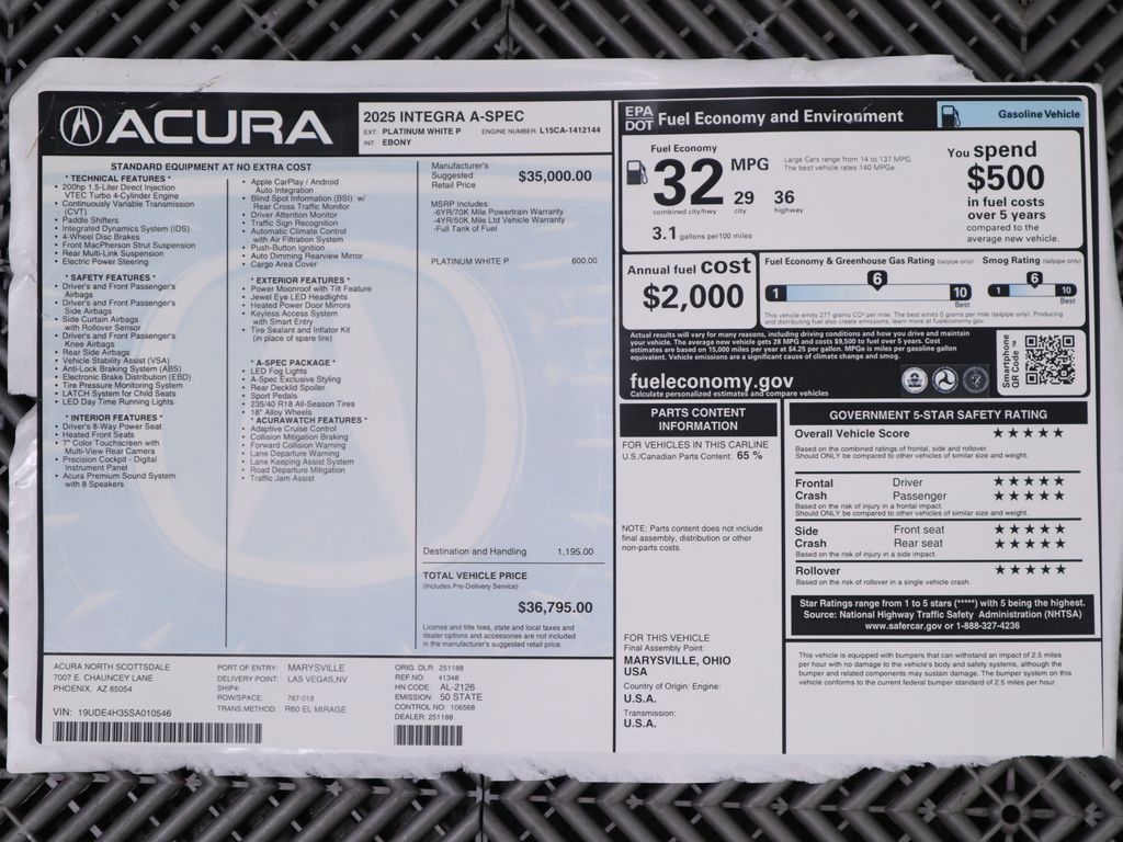 2025 Acura Integra A-Spec 9