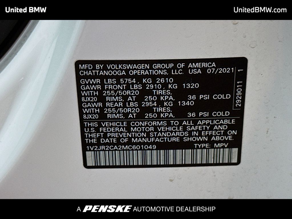 Thumbnail: 2021 Volkswagen Atlas - 14