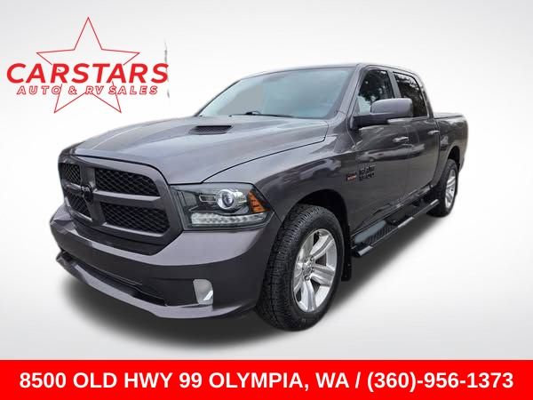 2018 Granite Crystal Metallic Clearcoat Ram 1500 Night Truck