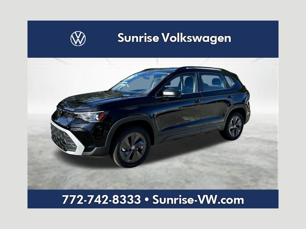 Black 2026 Volkswagen Taos SUV / Crossover Front-Wheel Drive 8-Speed Automatic