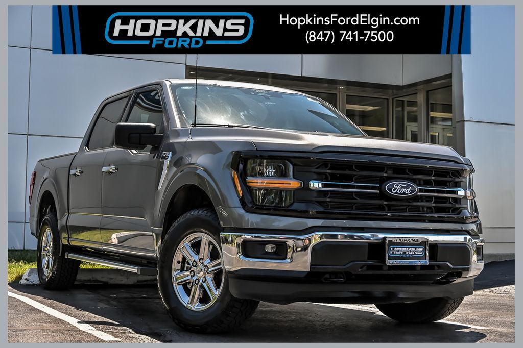 Carbonized Gray Metallic 2025 Ford F-150 Pickup Truck Four-Wheel Drive Automatic