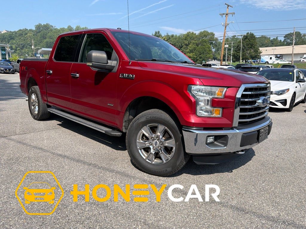 Red 2015 Ford F-150 Pickup Truck Four-Wheel Drive 6-Speed Automatic