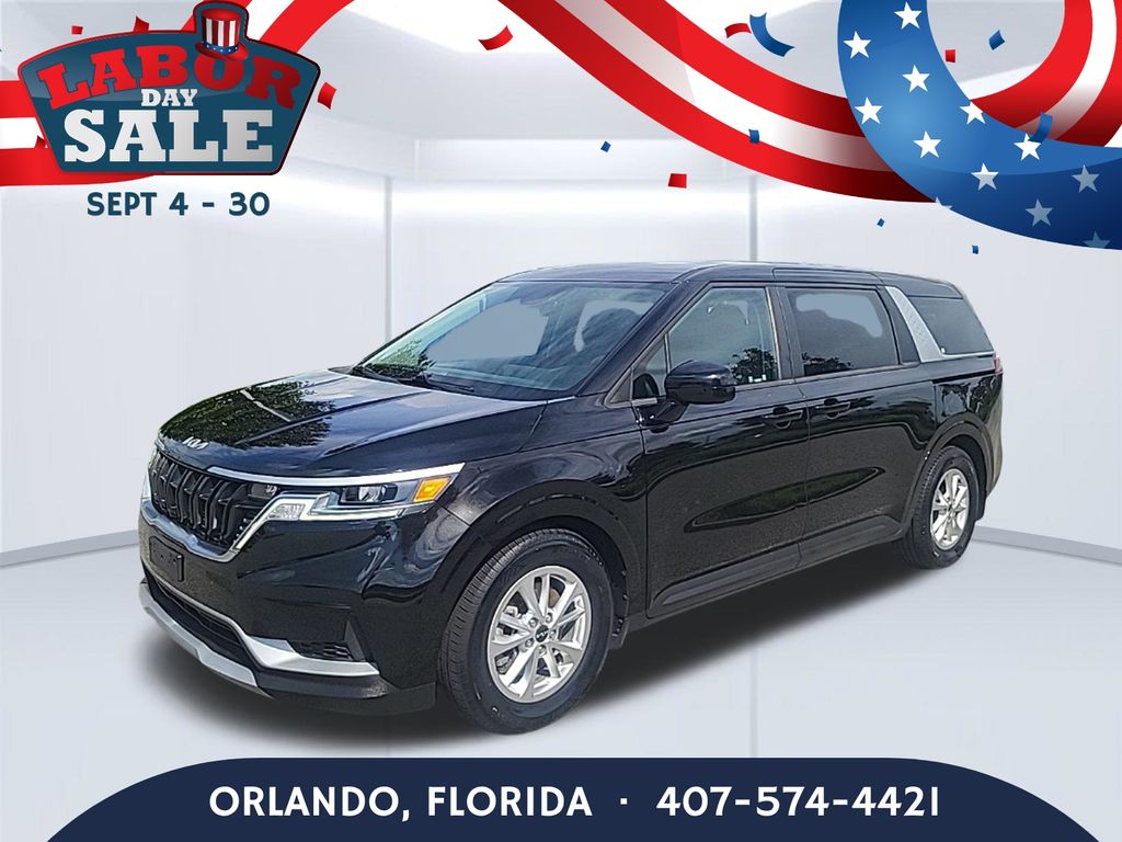 Black 2022 Kia Carnival Minivan Front-Wheel Drive 8-Speed Automatic