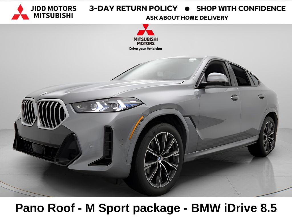 Gray Metallic 2025 BMW X6 xDrive40i AWD SUV / Crossover All-Wheel Drive 8-Speed Automatic