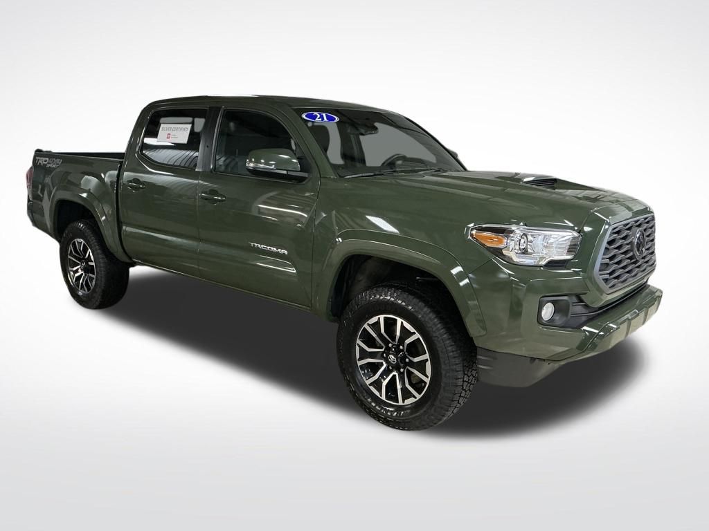 Certified Used 2021 Green Toyota TRD Sport image 9