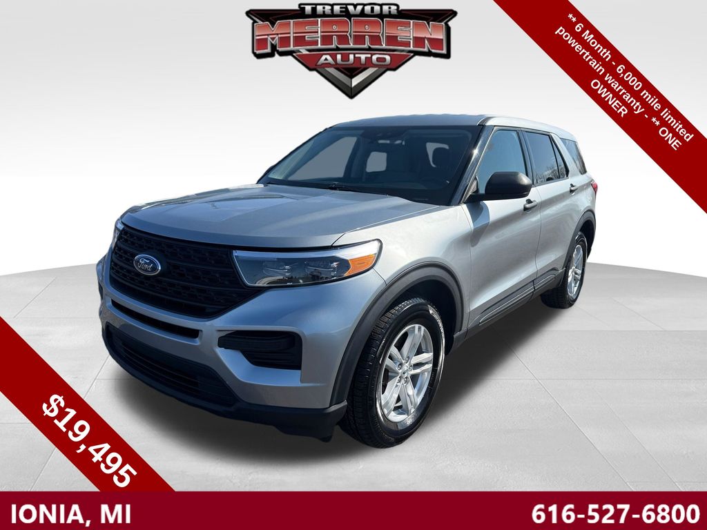 Silver Metallic 2022 Ford Explorer AWD SUV / Crossover All-Wheel Drive Automatic
