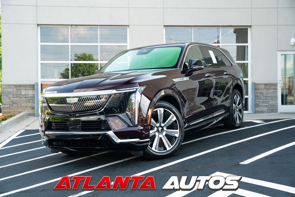 Black Cherry Tintcoat 2025 Cadillac Escalade IQ SUV / Crossover All-Wheel Drive 1-Speed Automatic