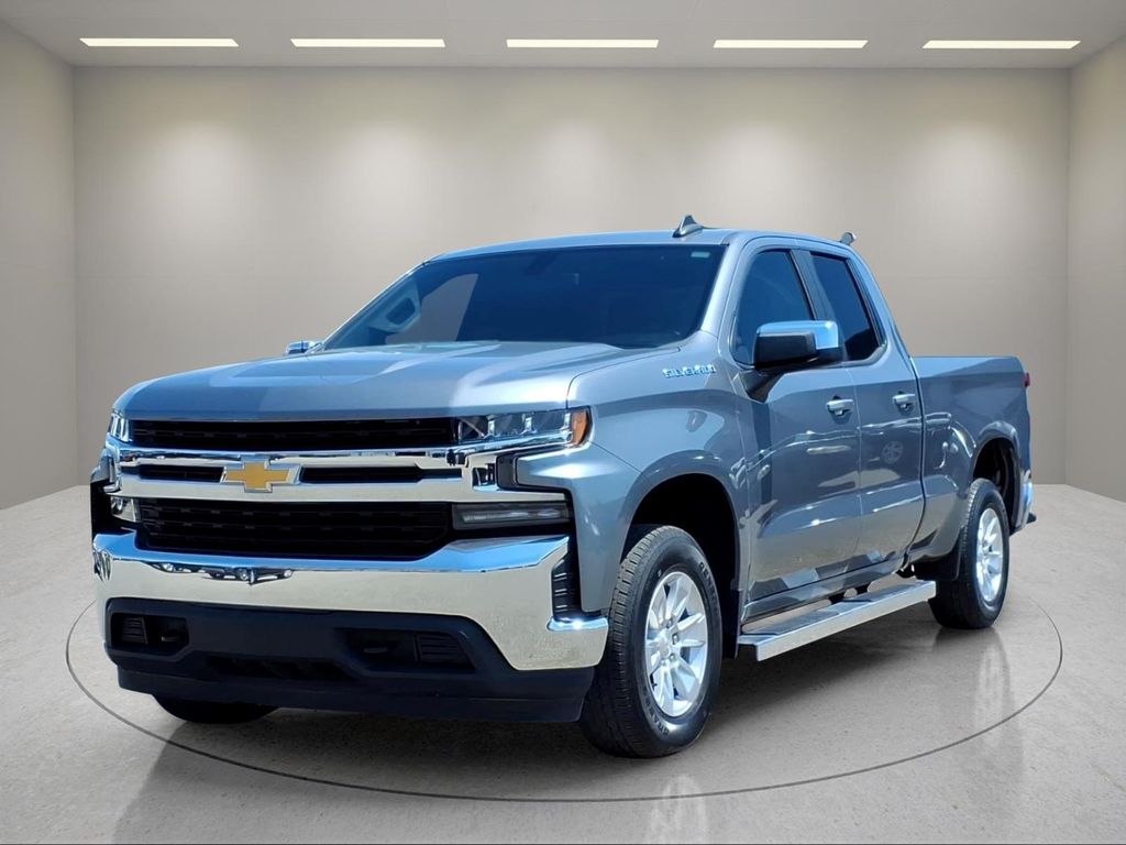 Gray (Satin Steel Metallic) 2020 Chevrolet Silverado 1500 Pickup Truck Four-Wheel Drive 8-Speed Automatic