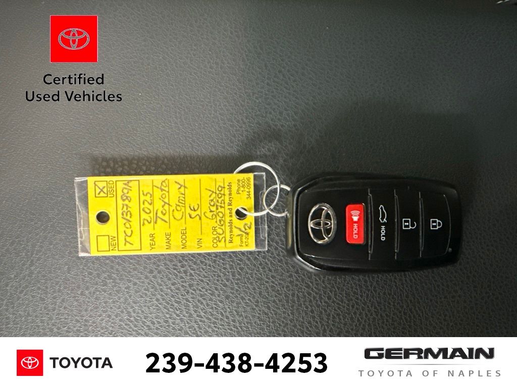 Certified Used 2025 Gray Toyota SE image 20