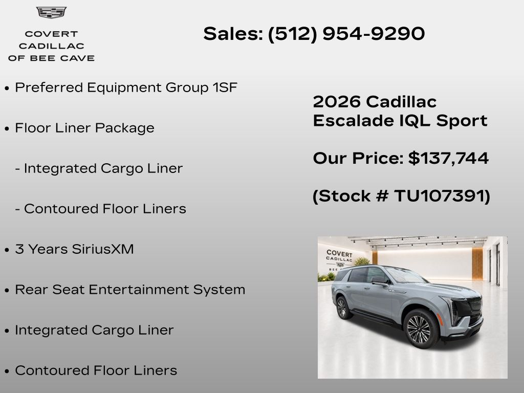 New 2026  Cadillac Sport image 7