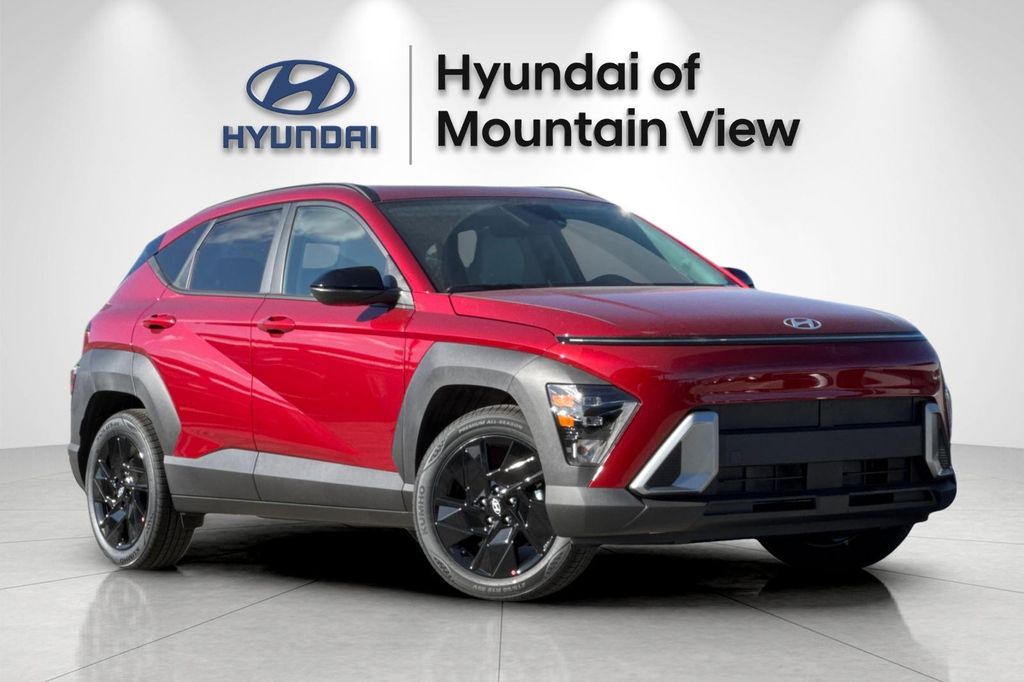 Ultimate Red Metallic 2026 Hyundai Kona SUV / Crossover Front-Wheel Drive Continuously Variable Transmission
