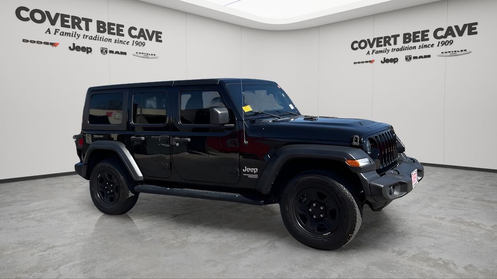 Used 2021 Black Jeep Unlimited Sport image 12