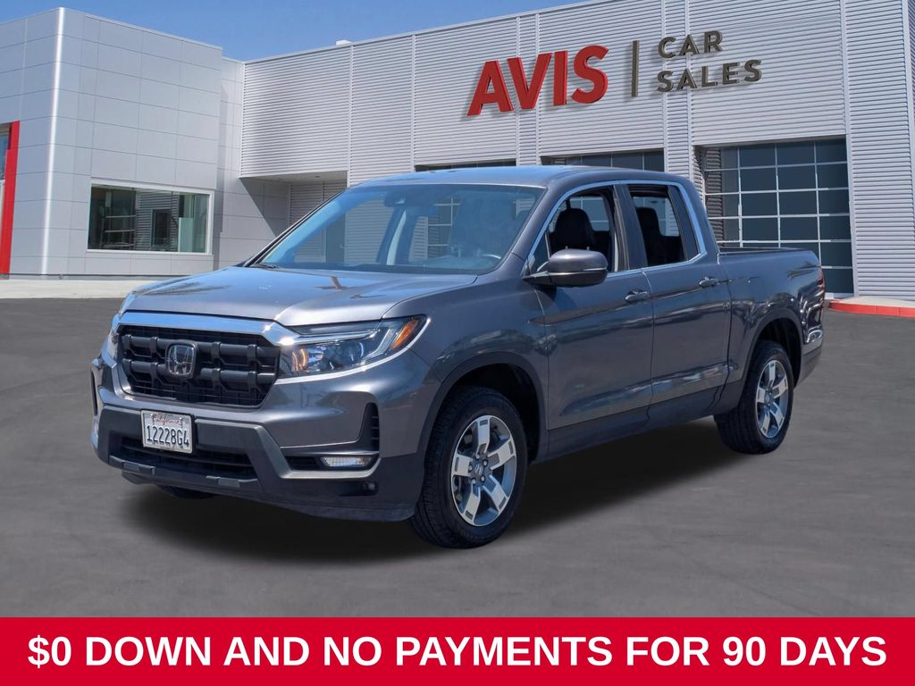 Black 2025 Honda Ridgeline Pickup Truck All-Wheel Drive 9-Speed Automatic