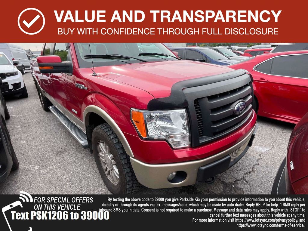 Black 2012 Ford F-150 Pickup Truck Four-Wheel Drive 6-Speed Automatic