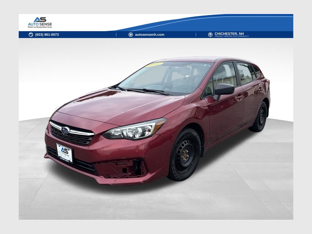 Crimson Red Pearl 2020 Subaru Impreza Hatchback All-Wheel Drive 5-Speed Manual