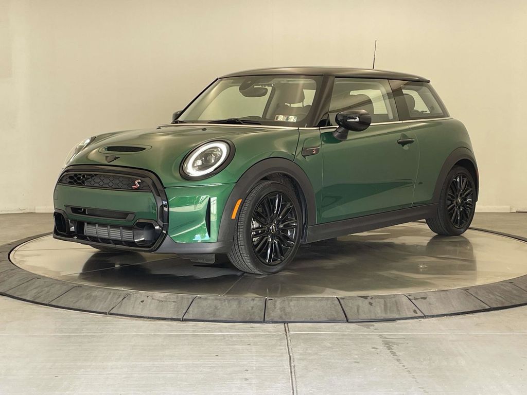 British Racing Green 2024 MINI Cooper Hatchback Front-Wheel Drive 7-Speed Automatic