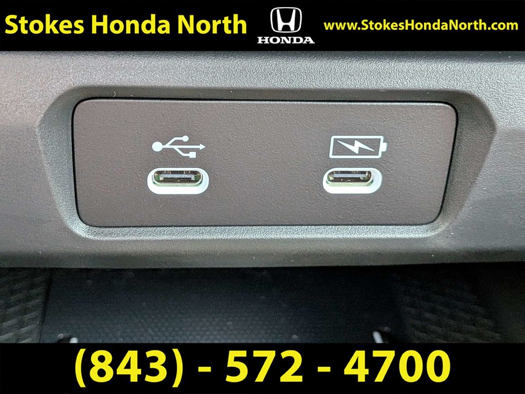 2025 Honda Accord Hybrid EX-L Red at Stokes Honda North