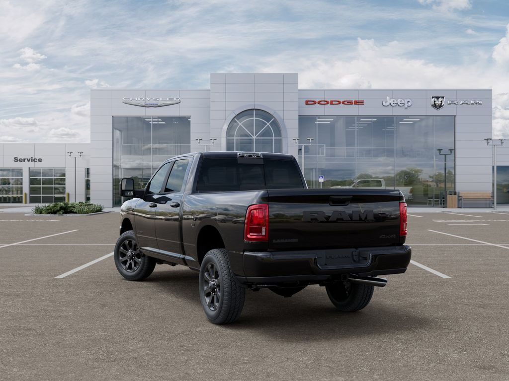 New 2026 Diamond Black Crystal Pearlcoat Ram Laramie image 3