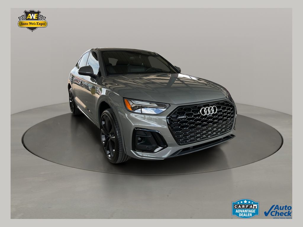 Chronos Gray Metallic 2023 Audi Q5 Sportback quattro Premium Plus S Line 45 TFSI AWD Sedan All-Wheel Drive 7-Speed Automatic