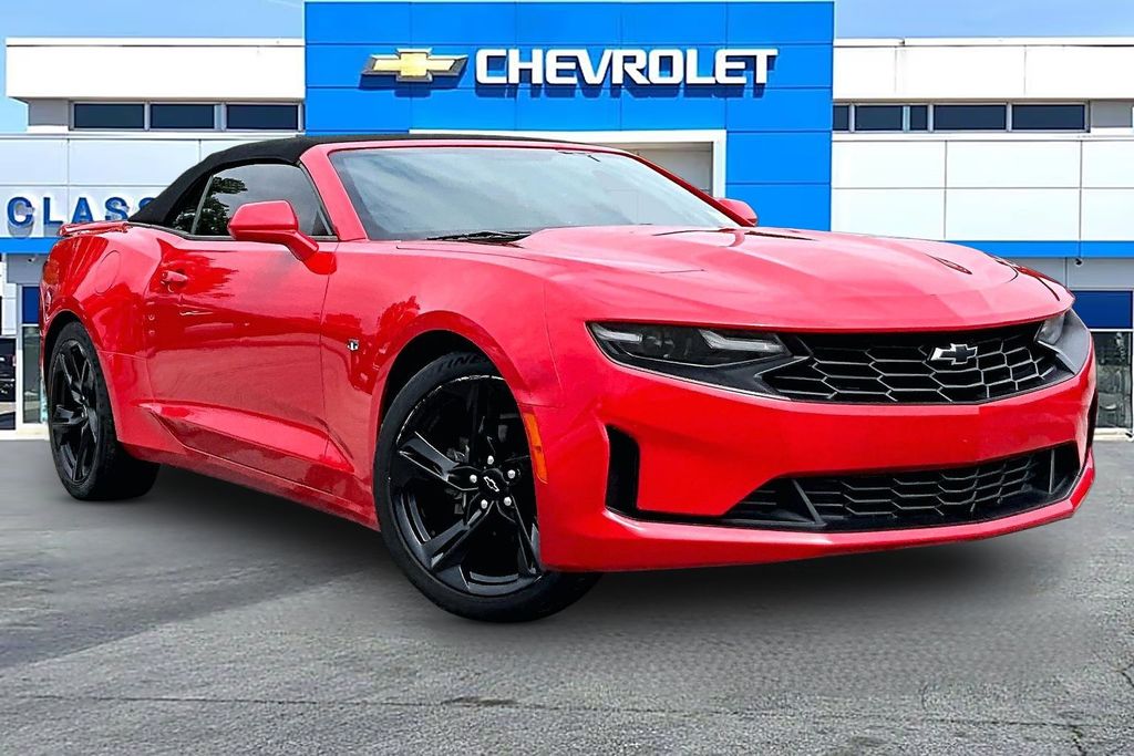 Red Hot 2020 Chevrolet Camaro Convertible Rear-Wheel Drive 8-Speed Automatic