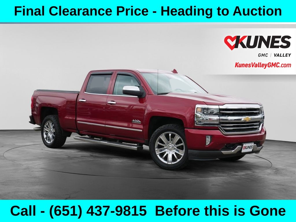 Cajun Red Tintcoat 2018 Chevrolet Silverado 1500 Pickup Truck Four-Wheel Drive 8-Speed Automatic Overdrive