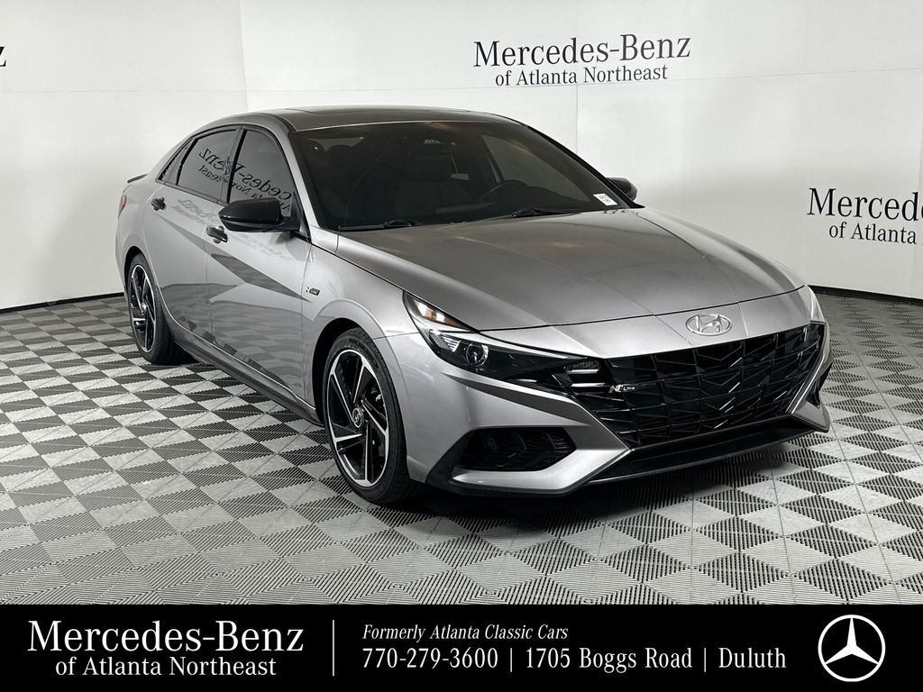 Fluid Metal 2023 Hyundai Elantra N Line FWD Sedan Front-Wheel Drive 7-Speed Dual Clutch