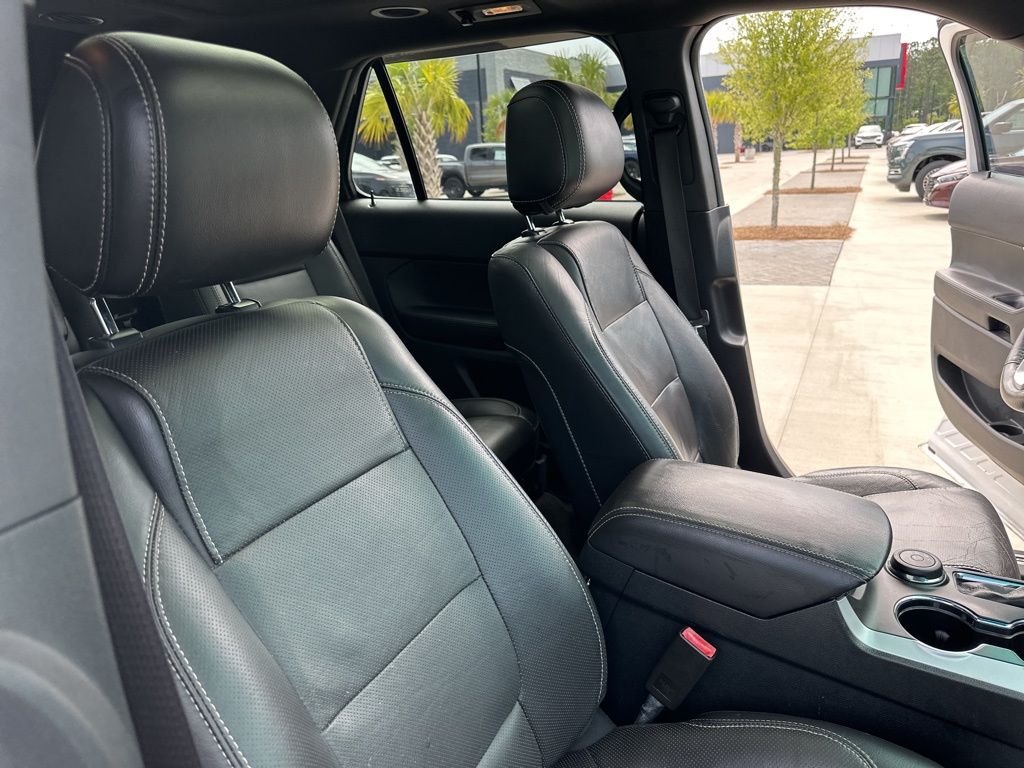2014 White Platinum Clearcoat Metallic Ford Explorer Sport 4X4 SUV