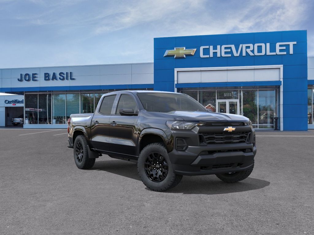 Black 2026 Chevrolet Colorado Pickup Truck Four-Wheel Drive 8-Speed Automatic