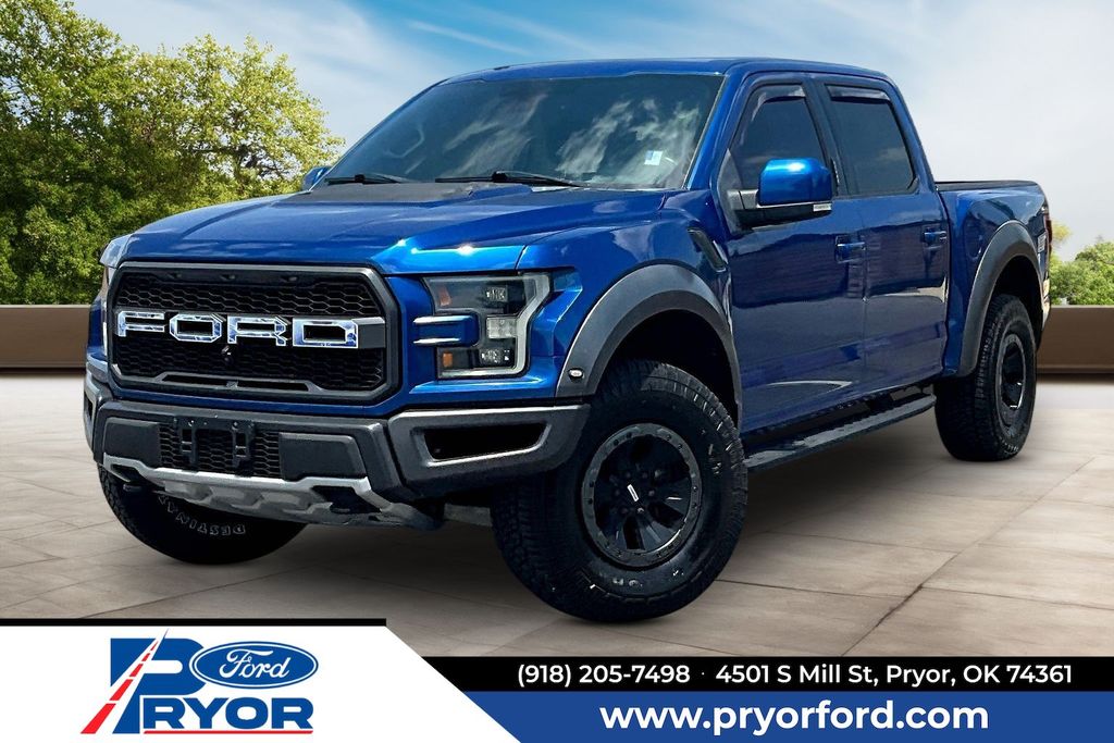 Lightning Blue 2017 Ford F-150 Pickup Truck Four-Wheel Drive Automatic