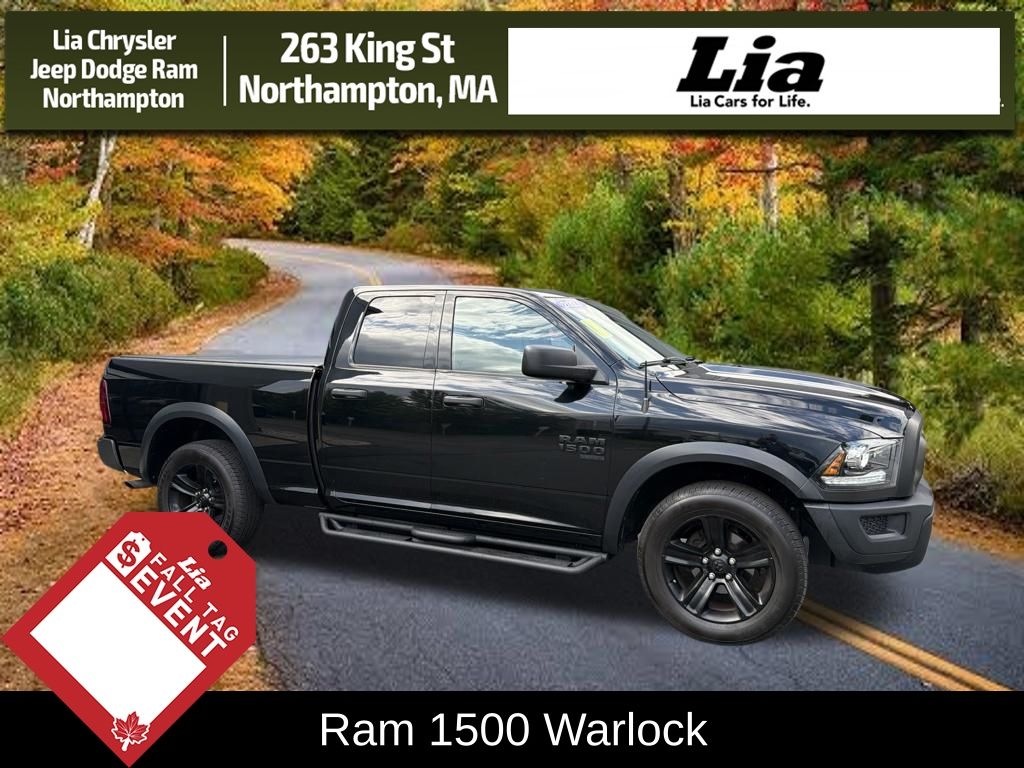 Diamond Black Crystal Pearlcoat 2021 RAM 1500 Pickup Truck Four-Wheel Drive 8-Speed Automatic